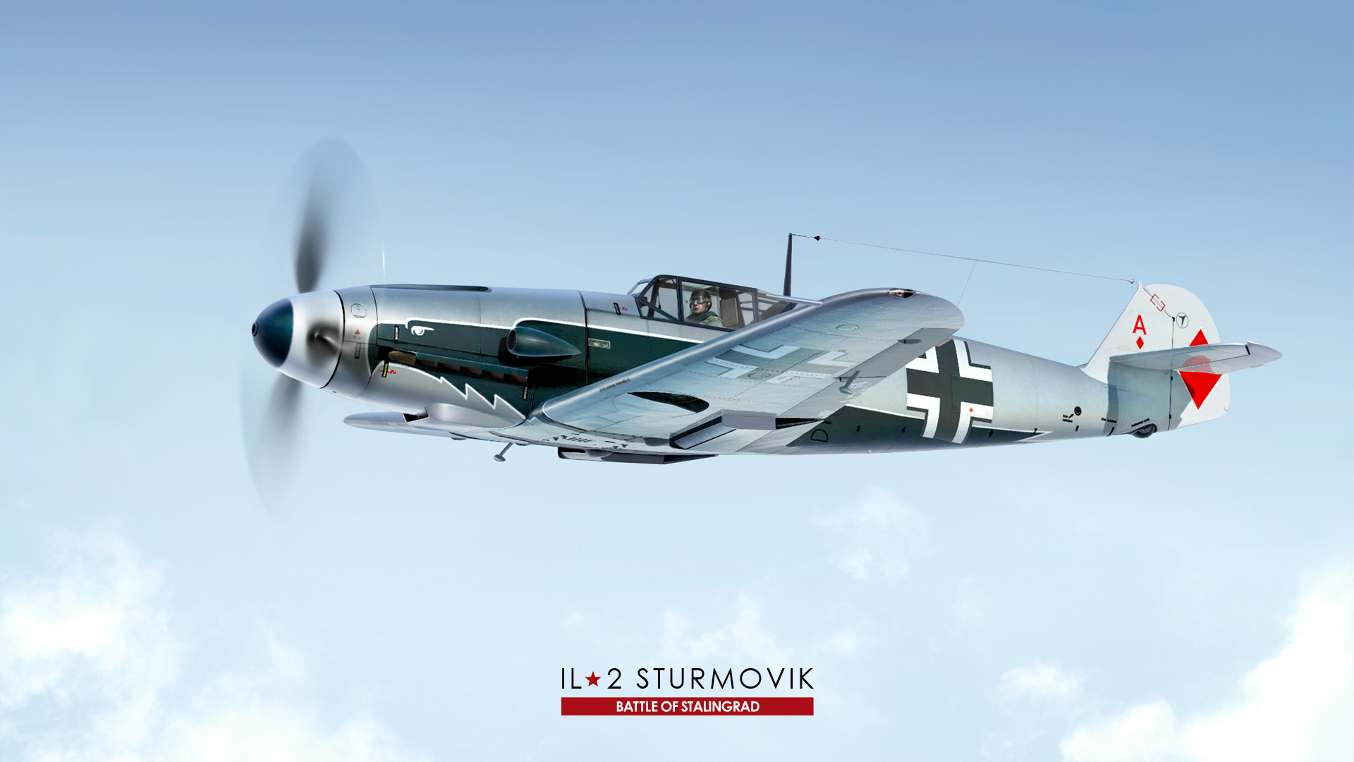› ForumsPro IL-2 Sturmovik › Skinning Discussion Forum › "Diamonds" BOS Bf-109F-4 skin for 1946