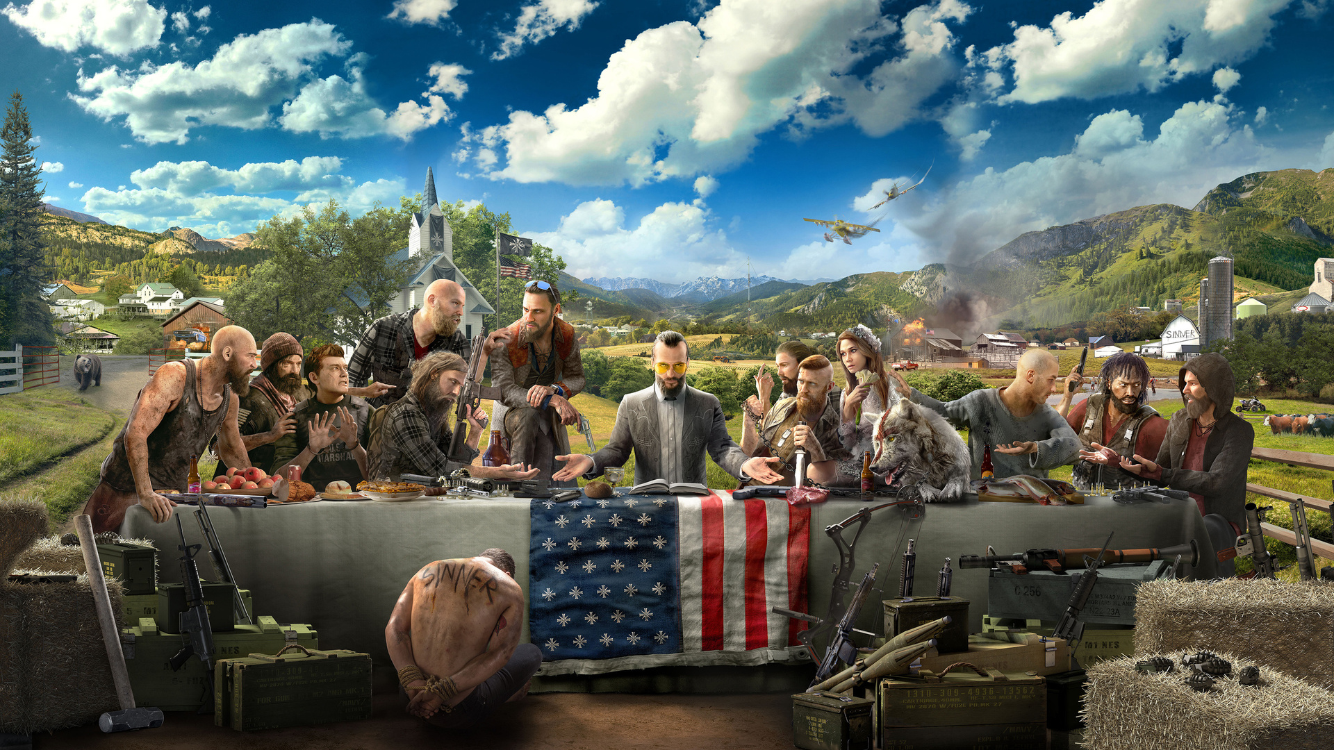 Last Supper At Edens Gate Wallpaper From Far Cry 5 Gamepressurecom
