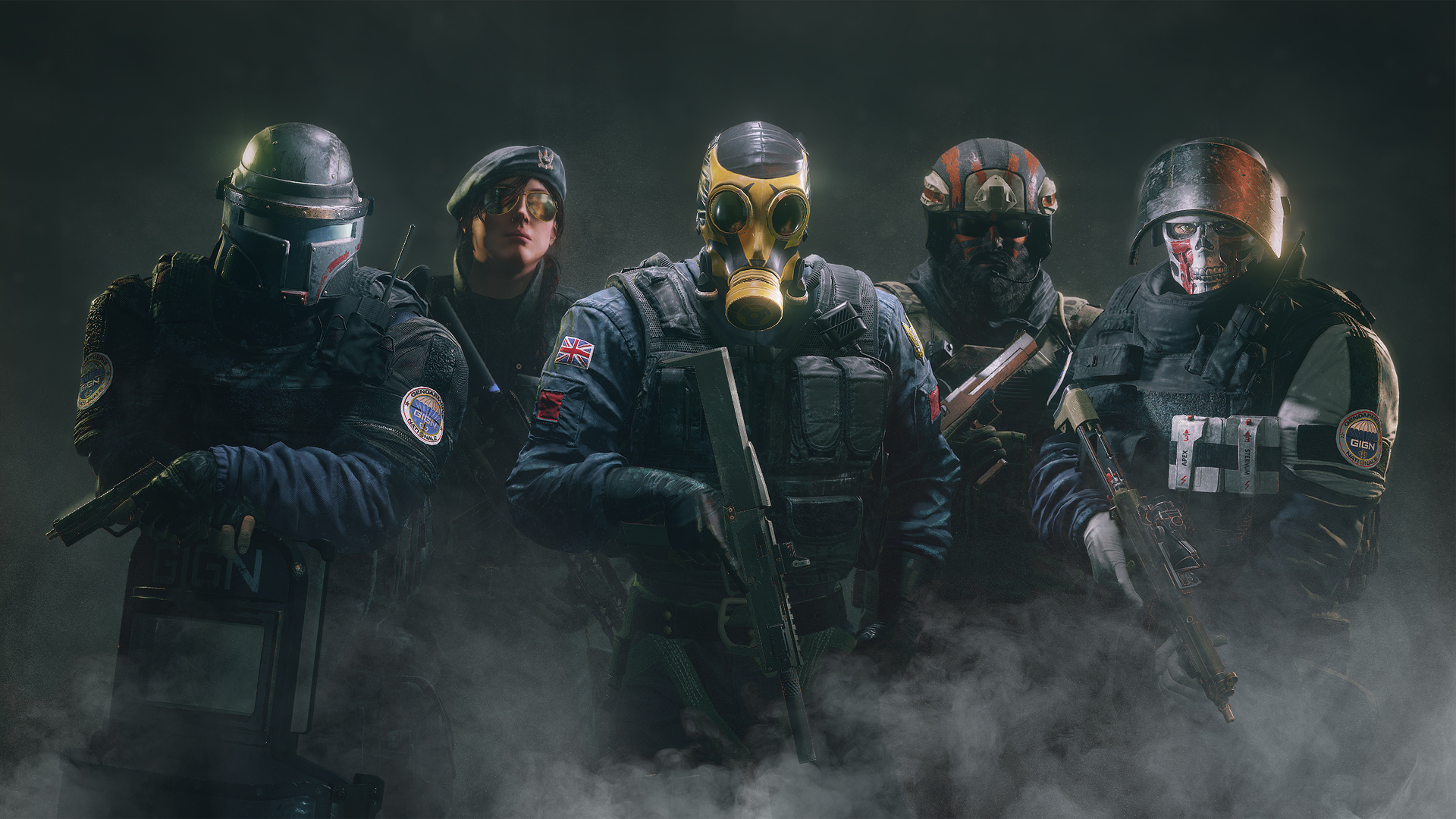 Operators With Fancy Helmets Wallpaper From Tom Clancys Rainbow Six