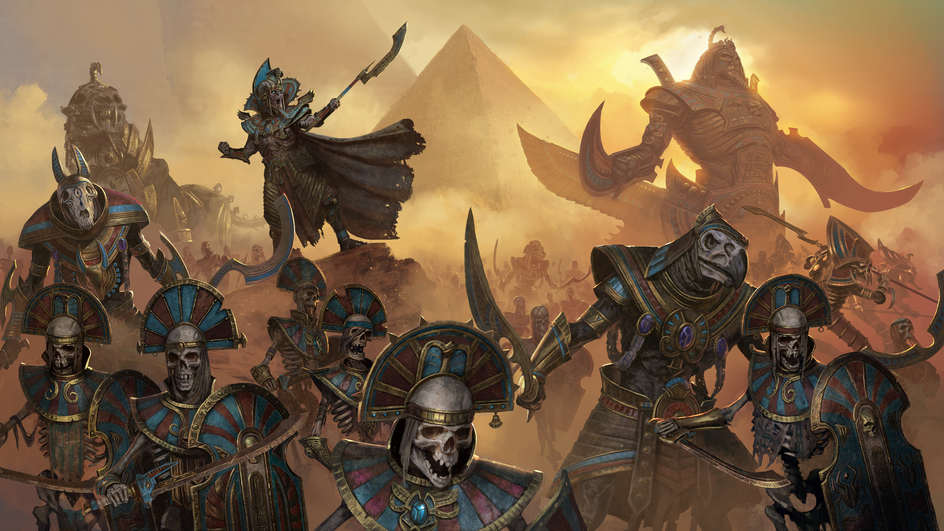 Tomb Kings. Wallpaper from Total War: Warhammer II - Rise of the Tomb