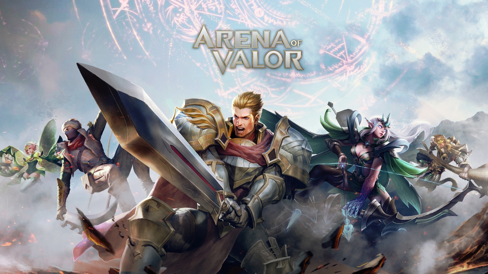 Heroes assemble!. Wallpaper from Arena of Valor ...